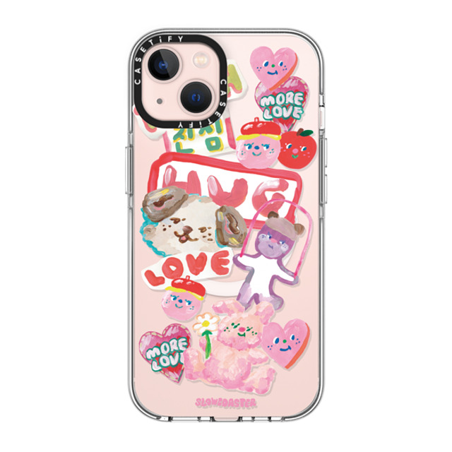 Slowcoaster x CASETiFY iPhone 13 ケース クリア クリア ケース MagSafe対応 SLOWCOASTER Sticker