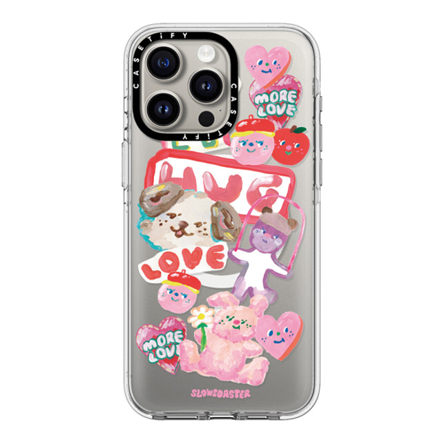 Slowcoaster x CASETiFY iPhone 15 Pro Max ケース クリア クリア ケース MagSafe対応 SLOWCOASTER Sticker