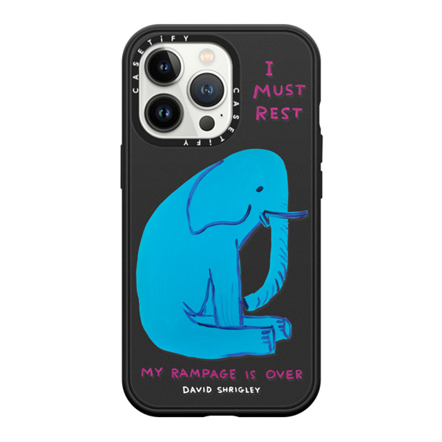 davidshrigley x CASETiFY iPhone 13 Pro ケース Animal,Quote マットブラック インパクトケース MagSafe対応 MY RAMPAGE IS OVER Phone Case Back to School davidshrigley x CASETiFY iPhone 13 Pro ケース Animal,Quote マットブラック インパクトケース MagSafe対応 MY RAMPAGE IS OVER Phone Case Back to School