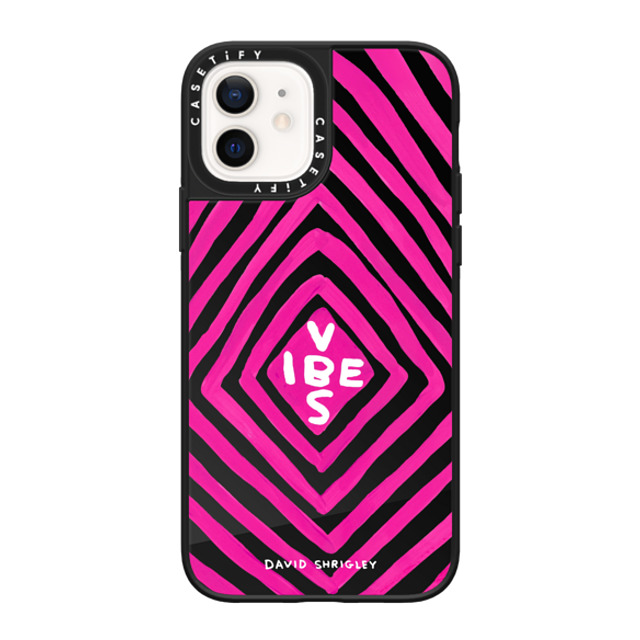 davidshrigley x CASETiFY iPhone 12 Case Black on Black ミラーケース MagSafe対応 VIBES Phone Cases Back to School davidshrigley x CASETiFY iPhone 12 Case Black on Black ミラーケース MagSafe対応 VIBES Phone Cases Back to School