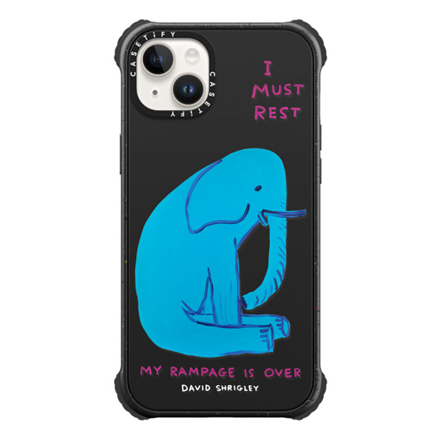davidshrigley x CASETiFY iPhone 14 Plus ケース Animal,Quote マットブラック ウルトラインパクトケース MY RAMPAGE IS OVER Phone Case Back to School davidshrigley x CASETiFY iPhone 14 Plus ケース Animal,Quote マットブラック ウルトラインパクトケース MY RAMPAGE IS OVER Phone Case Back to School