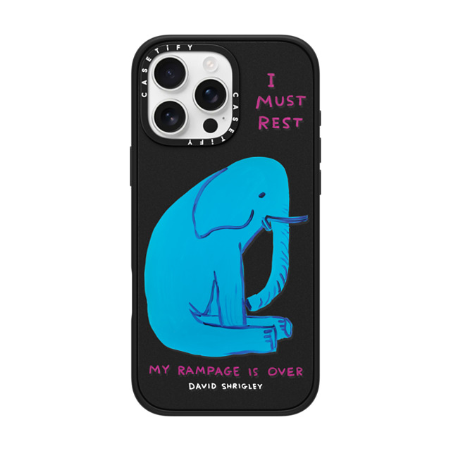 davidshrigley x CASETiFY iPhone 16 Pro Max ケース Animal,Quote マットブラック インパクトケース MagSafe対応 MY RAMPAGE IS OVER Phone Case Back to School davidshrigley x CASETiFY iPhone 16 Pro Max ケース Animal,Quote マットブラック インパクトケース MagSafe対応 MY RAMPAGE IS OVER Phone Case Back to School