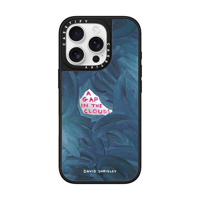 davidshrigley x CASETiFY iPhone 16 Pro Case Quote,Fine Art Silver on Black ミラーケース MagSafe対応 A GAP IN THE CLOUDS Phone Case Back to School davidshrigley x CASETiFY iPhone 16 Pro Case Quote,Fine Art Silver on Black ミラーケース MagSafe対応 A GAP IN THE CLOUDS Phone Case Back to School