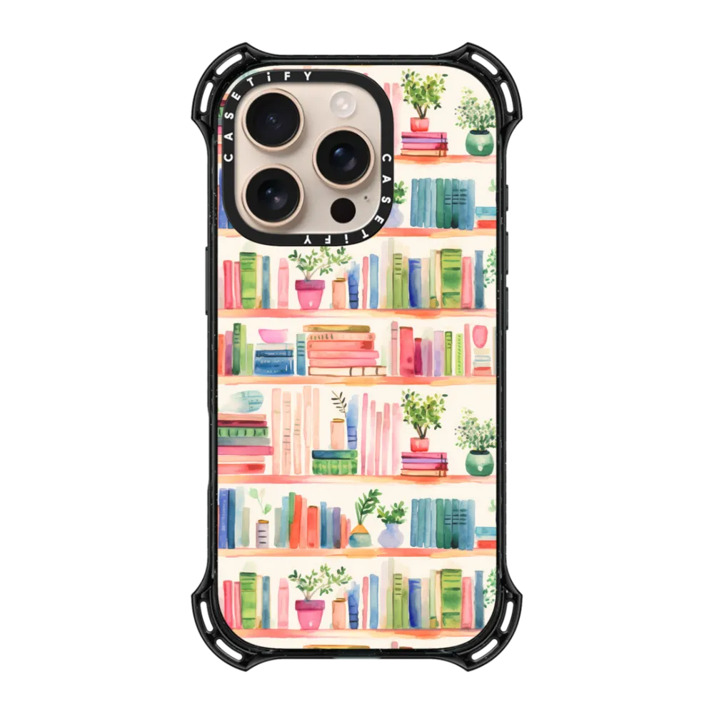 Bounce iPhone 16 Pro Case MagSafe Compatible - Book Lovers
