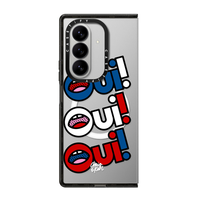Craig & Karl x CASETiFY Galaxy Z Fold7 P[X Cartoon,Pop Art ubN Impact Magnetic Case Oui! by Craig & Karl
