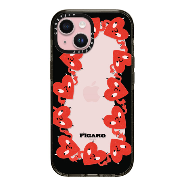 CASETiFY iPhone 15 Case Black インパクトケース INNER DEMON madame figaro hong kong Mother's Day CASETiFY iPhone 15 Case Black インパクトケース INNER DEMON madame figaro hong kong Mother's Day