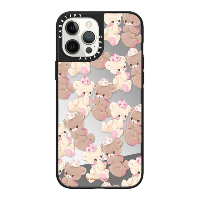 Dreamin Tiny Pets by MAKI x CASETiFY iPhone 12 Pro Max Case Bear,Cartoon Silver on Black ミラーケース MagSafe対応 Vanilla & Cocoa Father's Day Dreamin Tiny Pets by MAKI x CASETiFY iPhone 12 Pro Max Case Bear,Cartoon Silver on Black ミラーケース MagSafe対応 Vanilla & Cocoa Father's Day