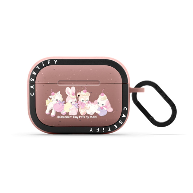 Dreamin Tiny Pets by MAKI x CASETiFY AirPods Pro Cartoon Matte Dusty Rose バウンス ケース Fancy Floats Father's Day Dreamin Tiny Pets by MAKI x CASETiFY AirPods Pro Cartoon Matte Dusty Rose バウンス ケース Fancy Floats Father's Day