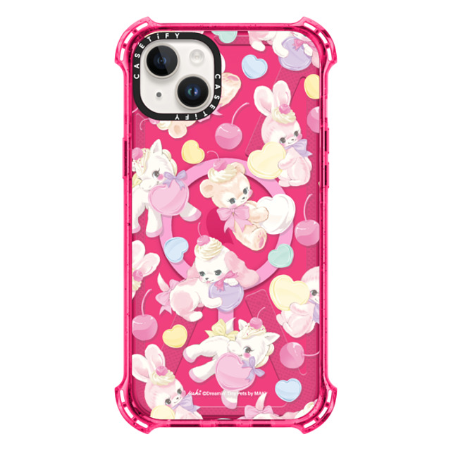 Dreamin Tiny Pets by MAKI x CASETiFY iPhone 14 Plus ケース Cartoon,Pastel Bubble Gum バウンスケース Fancy Floats Father's Day Dreamin Tiny Pets by MAKI x CASETiFY iPhone 14 Plus ケース Cartoon,Pastel Bubble Gum バウンスケース Fancy Floats Father's Day