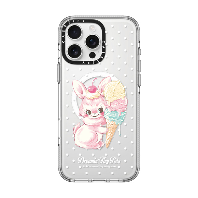 Dreamin Tiny Pets by MAKI x CASETiFY iPhone 16 Pro Max Case Cartoon,Dessert Clear Clear Case MagSafe Compatible YUMMY,BUNNY Father's Day Dreamin Tiny Pets by MAKI x CASETiFY iPhone 16 Pro Max Case Cartoon,Dessert Clear Clear Case MagSafe Compatible YUMMY,BUNNY Father's Day
