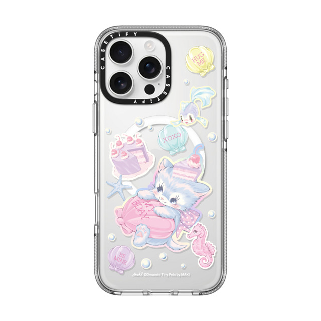 Dreamin Tiny Pets by MAKI x CASETiFY iPhone 16 Pro Max ケース クリア クリア ケース MagSafe対応 Birthday Lagoon