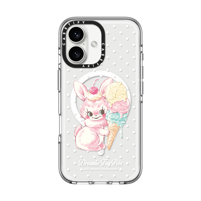 Dreamin Tiny Pets by MAKI x CASETiFY iPhone 16 Case Cartoon,Dessert Clear Clear Case MagSafe Compatible YUMMY,BUNNY Father's Day Dreamin Tiny Pets by MAKI x CASETiFY iPhone 16 Case Cartoon,Dessert Clear Clear Case MagSafe Compatible YUMMY,BUNNY Father's Day