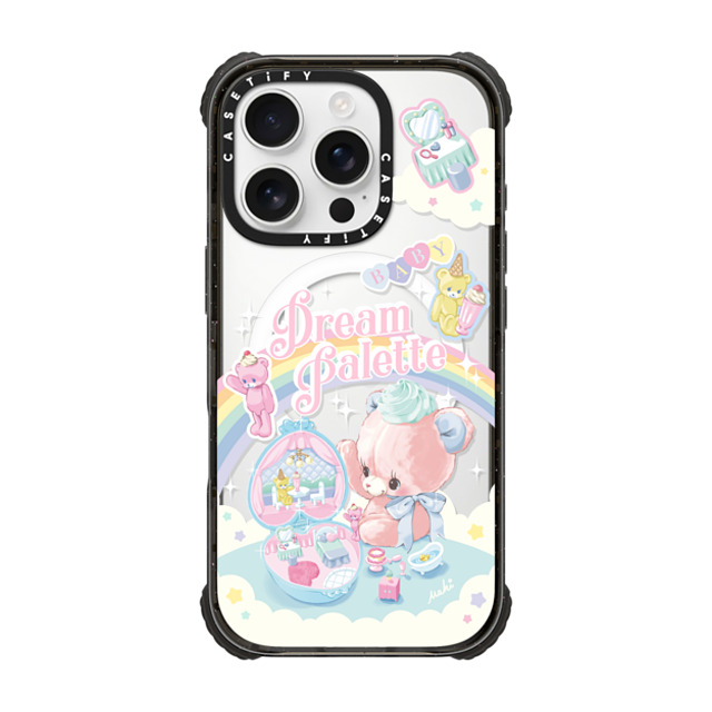 Dreamin Tiny Pets by MAKI x CASETiFY iPhone 16 Pro Case Black ウルトラ インパクトケース MagSafe 対応 Dream Palette Dreamin Tiny Pets by MAKI x CASETiFY iPhone 16 Pro Case Black ウルトラ インパクトケース MagSafe 対応 Dream Palette