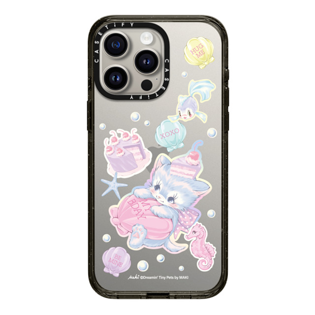 Dreamin Tiny Pets by MAKI x CASETiFY iPhone 15 Pro Max ケース ブラック インパクトケース Birthday Lagoon