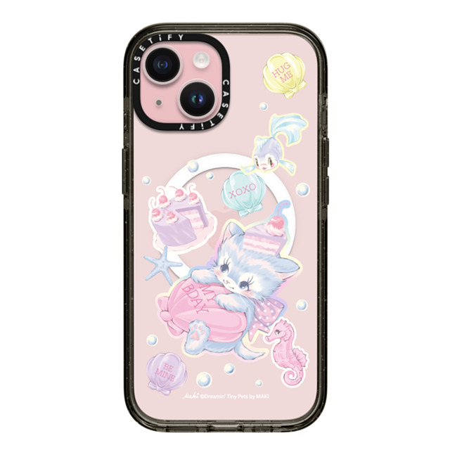 Dreamin Tiny Pets by MAKI x CASETiFY iPhone 15 Case Cartoon Black インパクトケース MagSafe対応 Birthday Lagoon Mother's Day Dreamin Tiny Pets by MAKI x CASETiFY iPhone 15 Case Cartoon Black インパクトケース MagSafe対応 Birthday Lagoon Mother's Day