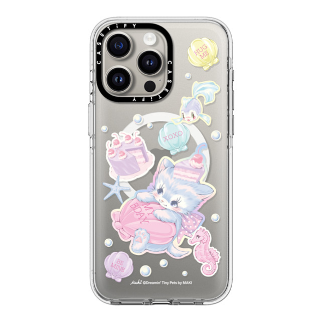 Dreamin Tiny Pets by MAKI x CASETiFY iPhone 15 Pro Max ケース クリア クリア ケース MagSafe対応 Birthday Lagoon