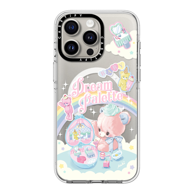 Dreamin Tiny Pets by MAKI x CASETiFY iPhone 15 Pro Max ケース クリア クリア ケース MagSafe対応 Dream Palette