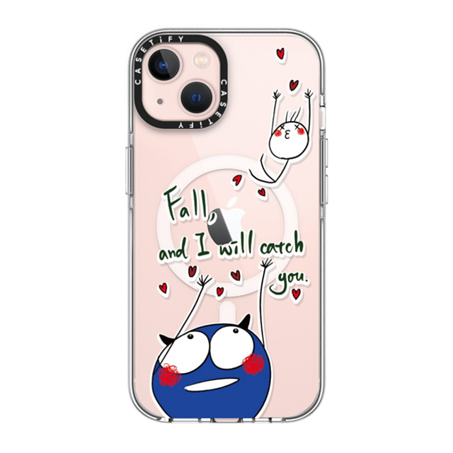 KuoYuanYuan x CASETiFY iPhone 13 ケース クリア クリア ケース MagSafe対応 Fall, And I Will Catch You