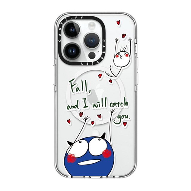 CASETiFY iPhone 14 Pro Case Clear Clear Case MagSafe Compatible Fall, And I Will Catch You yuanyuan kuo CASETiFY iPhone 14 Pro Case Clear Clear Case MagSafe Compatible Fall, And I Will Catch You yuanyuan kuo