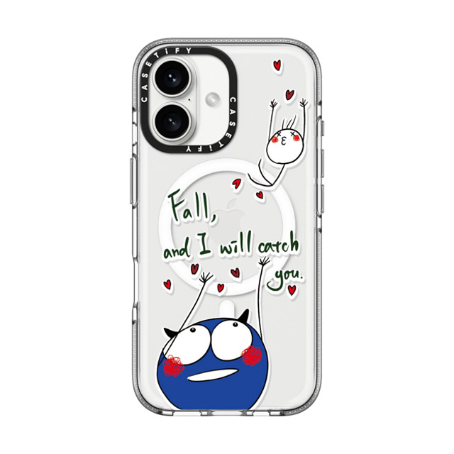 KuoYuanYuan x CASETiFY iPhone 16 ケース クリア クリア ケース MagSafe対応 Fall, And I Will Catch You