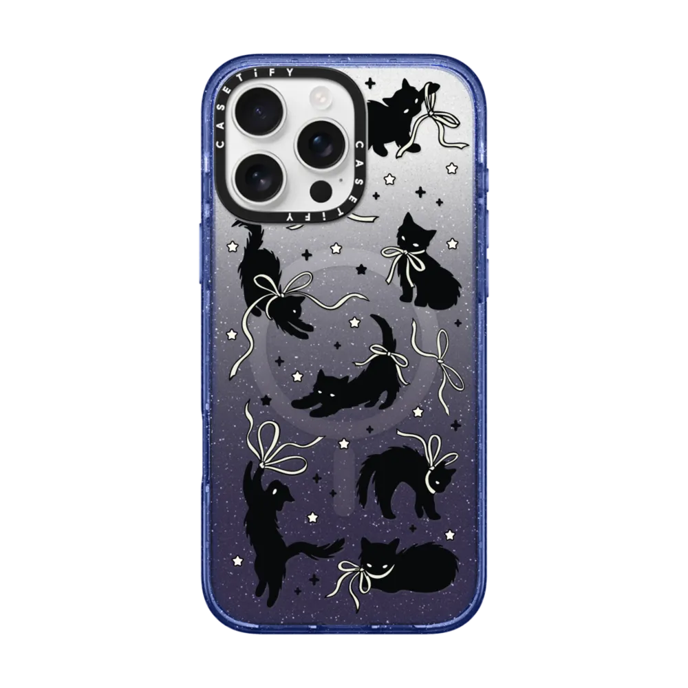 Impact iPhone 16 Pro Max Case MagSafe Compatible - Black Cat