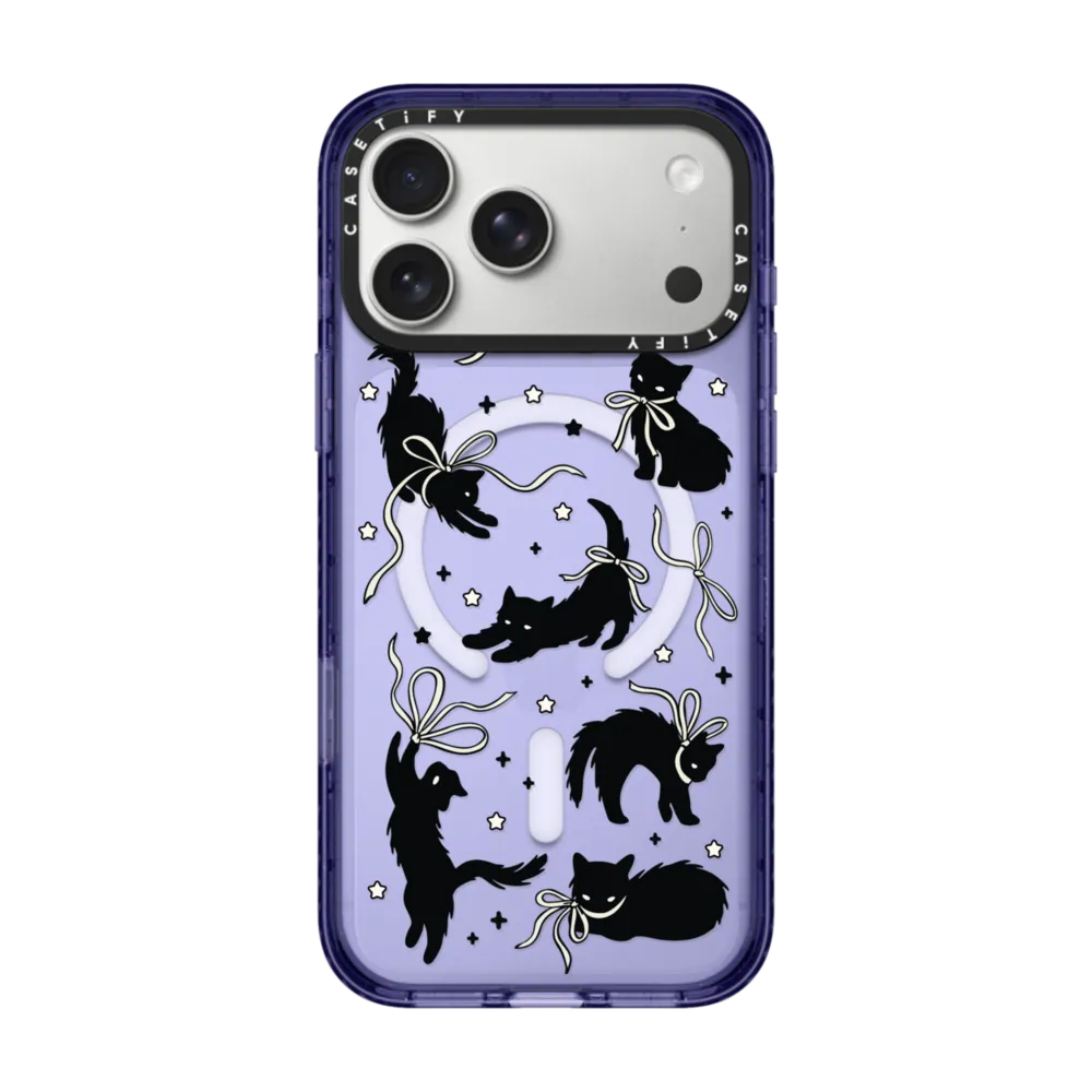 Impact iPhone 17 Pro Max Case MagSafe Compatible - Black Cat