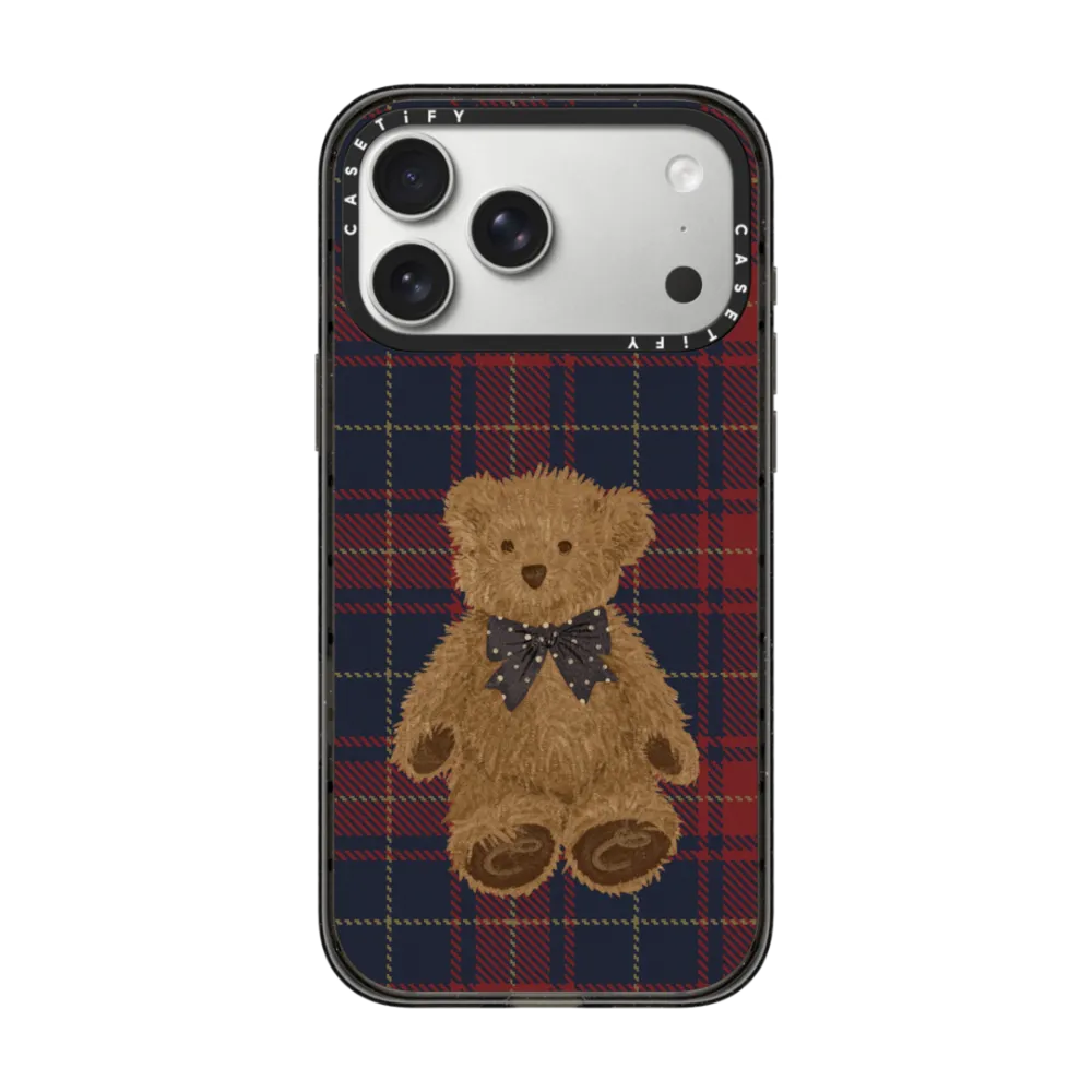 Impact iPhone 17 Pro Max Case - Teddy Bear Plaid