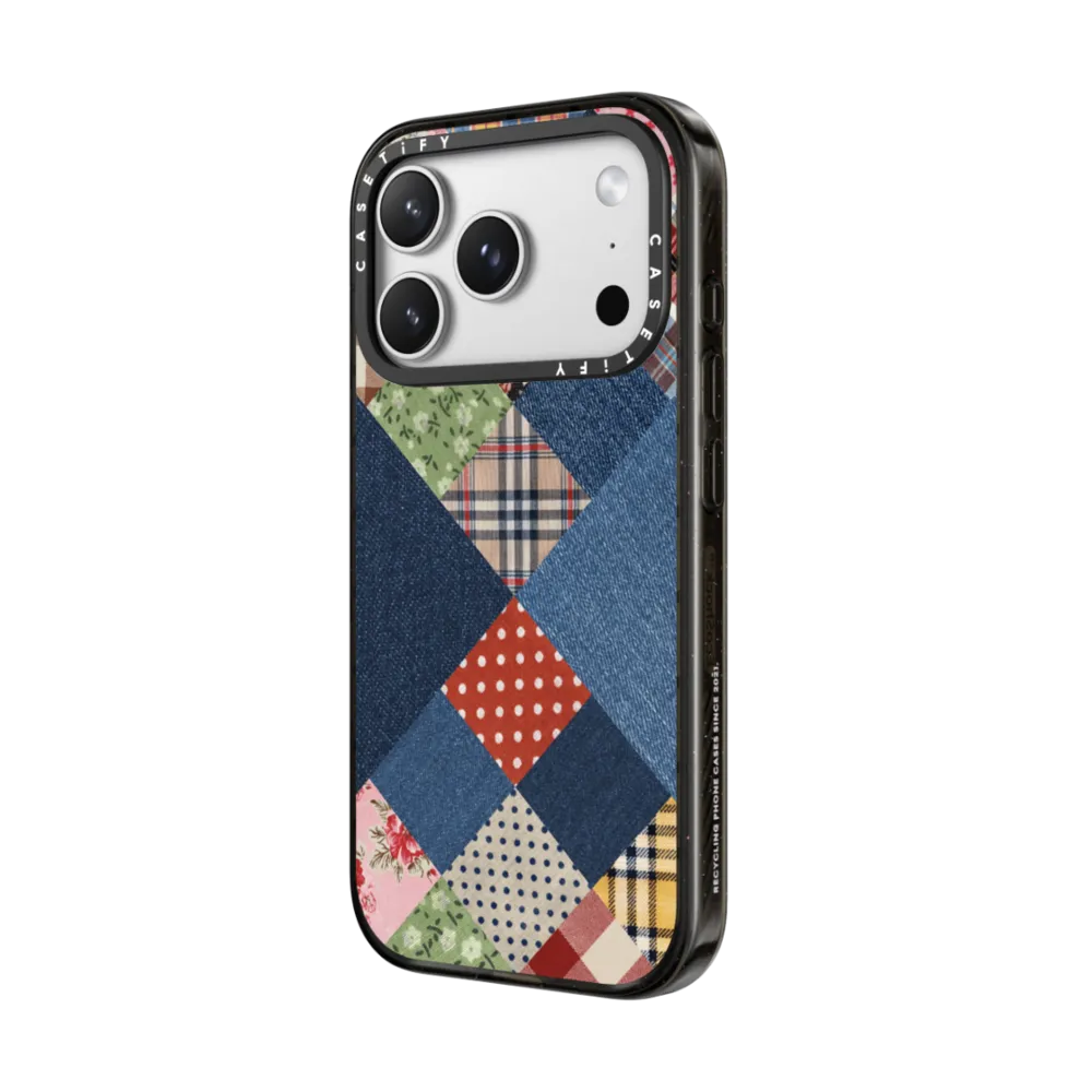 Impact iPhone 17 Pro Max Case MagSafe Compatible - Patchwork Quilt