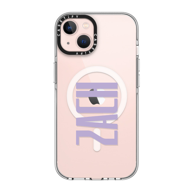 CASETiFY iPhone 13 ケース クリア クリア ケース MagSafe対応 Custom Case - Zach