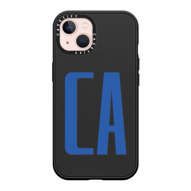 CASETiFY iPhone 13 ケース マットブラック インパクトケース MagSafe対応 Custom Case - ca