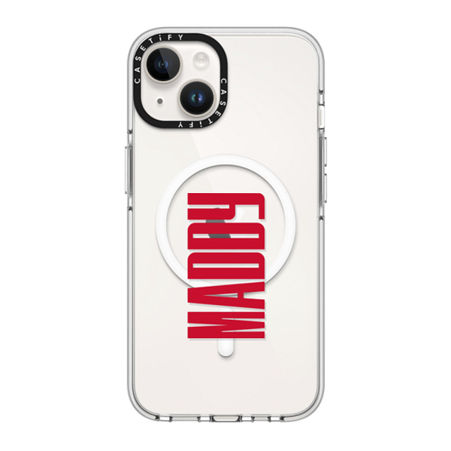 CASETiFY iPhone 14 ケース クリア クリア ケース MagSafe対応 Custom Case - Maddy