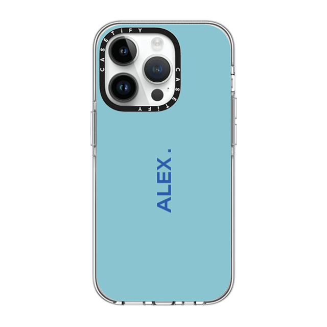 CASETiFY iPhone 14 Pro ケース クリア クリア ケース MagSafe対応 Custom Case - Alex.