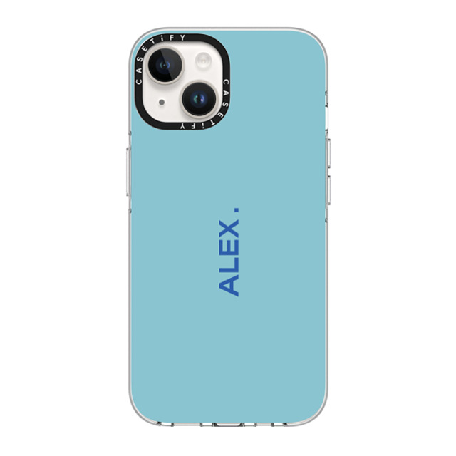 CASETiFY iPhone 14 ケース クリア クリア ケース MagSafe対応 Custom Case - Alex.