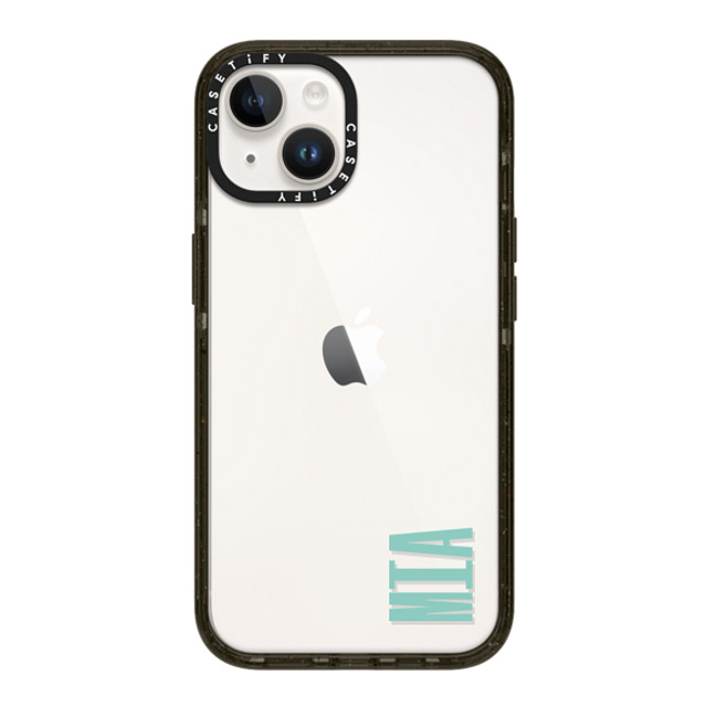 CASETiFY iPhone 14 ケース ブラック インパクトケース Custom Case - Mia