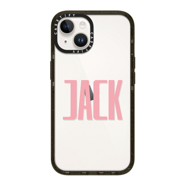 CASETiFY iPhone 14 ケース ブラック インパクトケース Custom Case - Jack