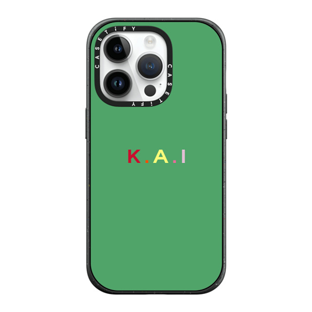 CASETiFY iPhone 14 Pro ケース マットブラック インパクトケース MagSafe対応 Custom Case - k. a.i