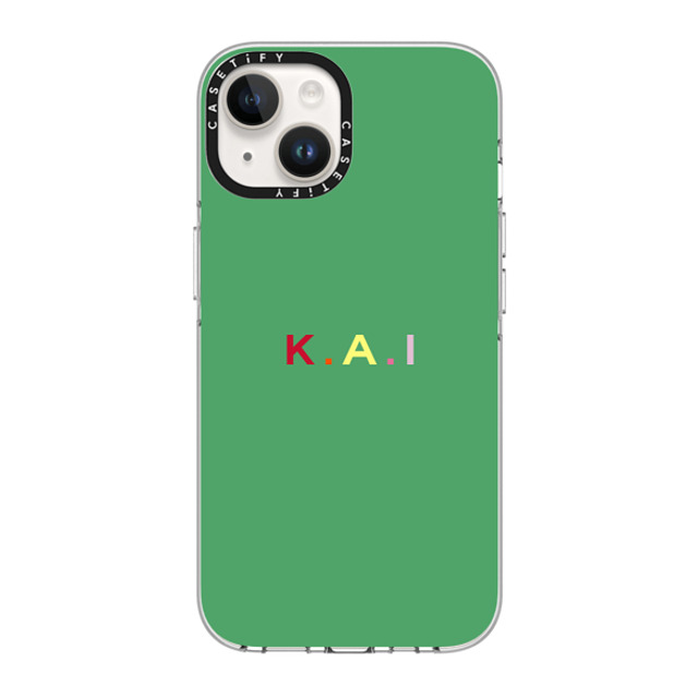 CASETiFY iPhone 14 ケース クリア クリア ケース MagSafe対応 Custom Case - k. a.i