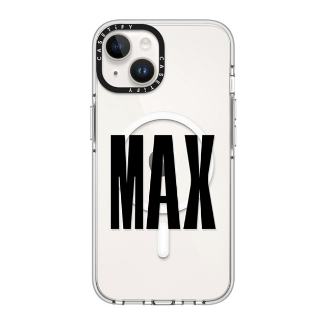 CASETiFY iPhone 14 ケース クリア クリア ケース MagSafe対応 Custom Case - Max