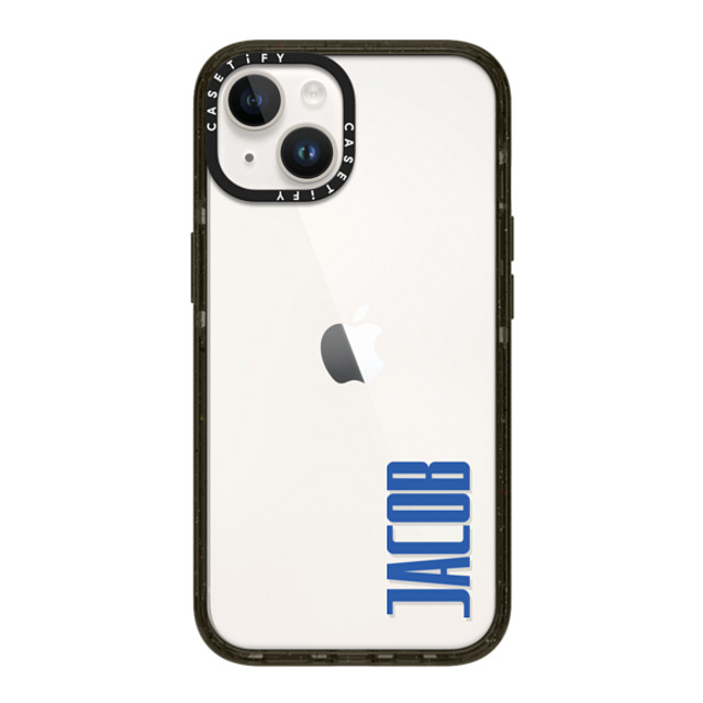 CASETiFY iPhone 14 ケース ブラック インパクトケース Custom Case - Jacob