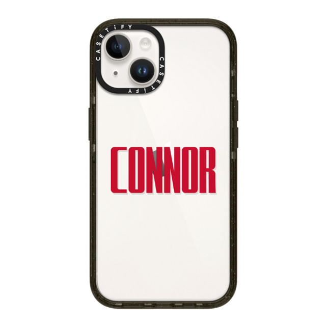 CASETiFY iPhone 14 ケース ブラック インパクトケース Custom Case - Connor