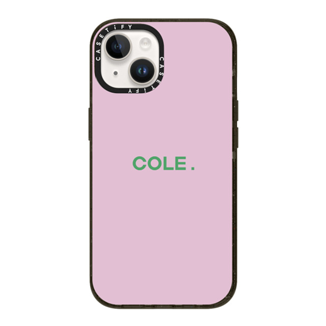 CASETiFY iPhone 14 ケース ブラック インパクトケース Custom Case - Cole.