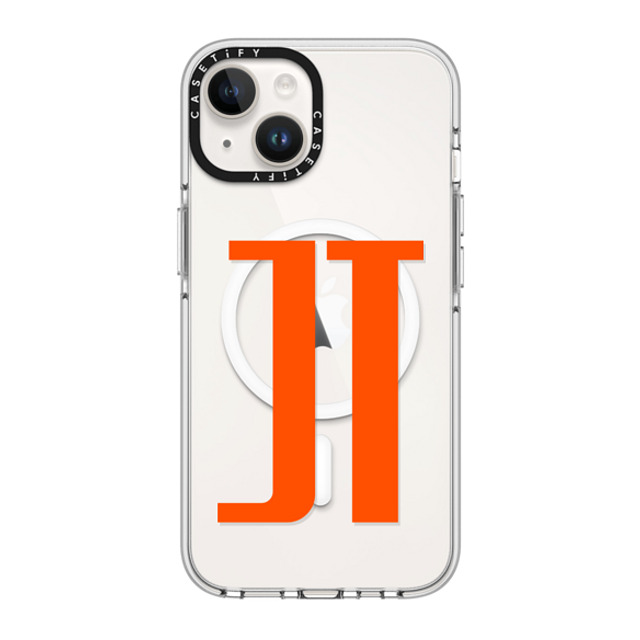 CASETiFY iPhone 14 ケース クリア クリア ケース MagSafe対応 Custom Case - jt