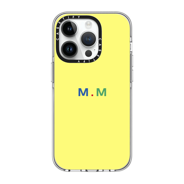 CASETiFY iPhone 14 Pro ケース クリア クリア ケース MagSafe対応 Custom Case - m. m