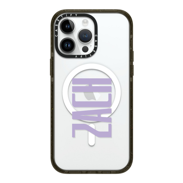 CASETiFY iPhone 14 Pro Max ケース ブラック インパクトケース MagSafe対応 Custom Case - Zach