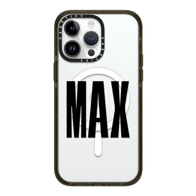 CASETiFY iPhone 14 Pro Max ケース ブラック インパクトケース MagSafe対応 Custom Case - Max