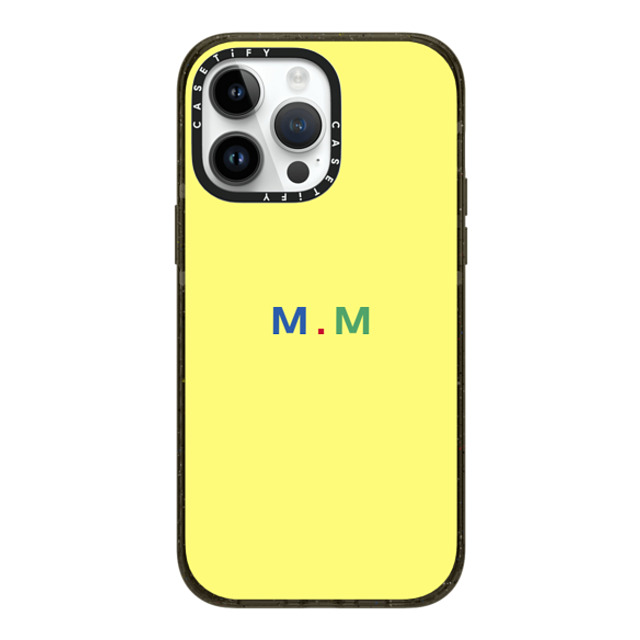 CASETiFY iPhone 14 Pro Max ケース ブラック インパクトケース MagSafe対応 Custom Case - m. m