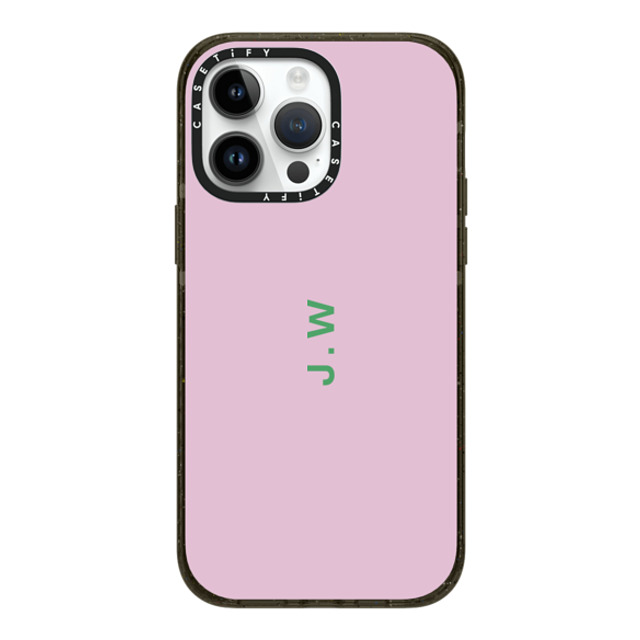 CASETiFY iPhone 14 Pro Max ケース ブラック インパクトケース MagSafe対応 Custom Case - j. w