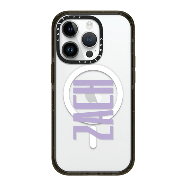 CASETiFY iPhone 14 Pro ケース ブラック インパクトケース MagSafe対応 Custom Case - Zach