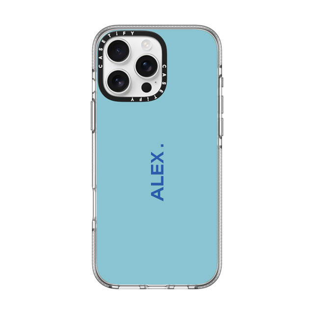 CASETiFY iPhone 16 Pro Max ケース クリア クリア ケース MagSafe対応 Custom Case - Alex.