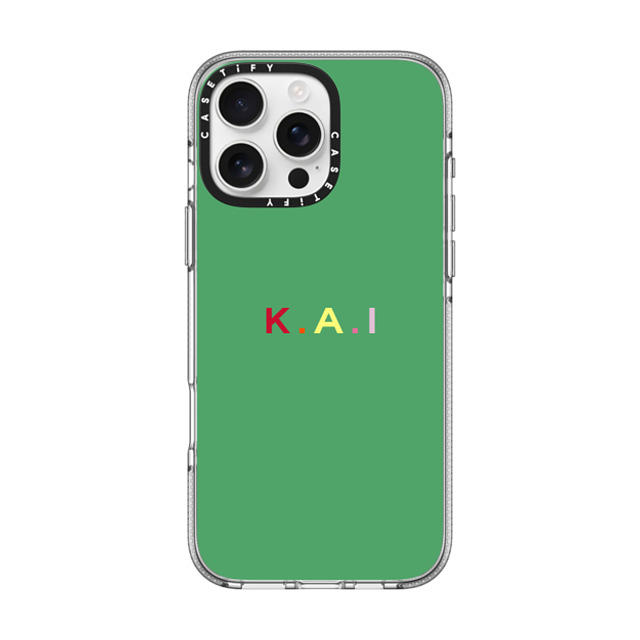 CASETiFY iPhone 16 Pro Max ケース クリア クリア ケース MagSafe対応 Custom Case - k. a.i